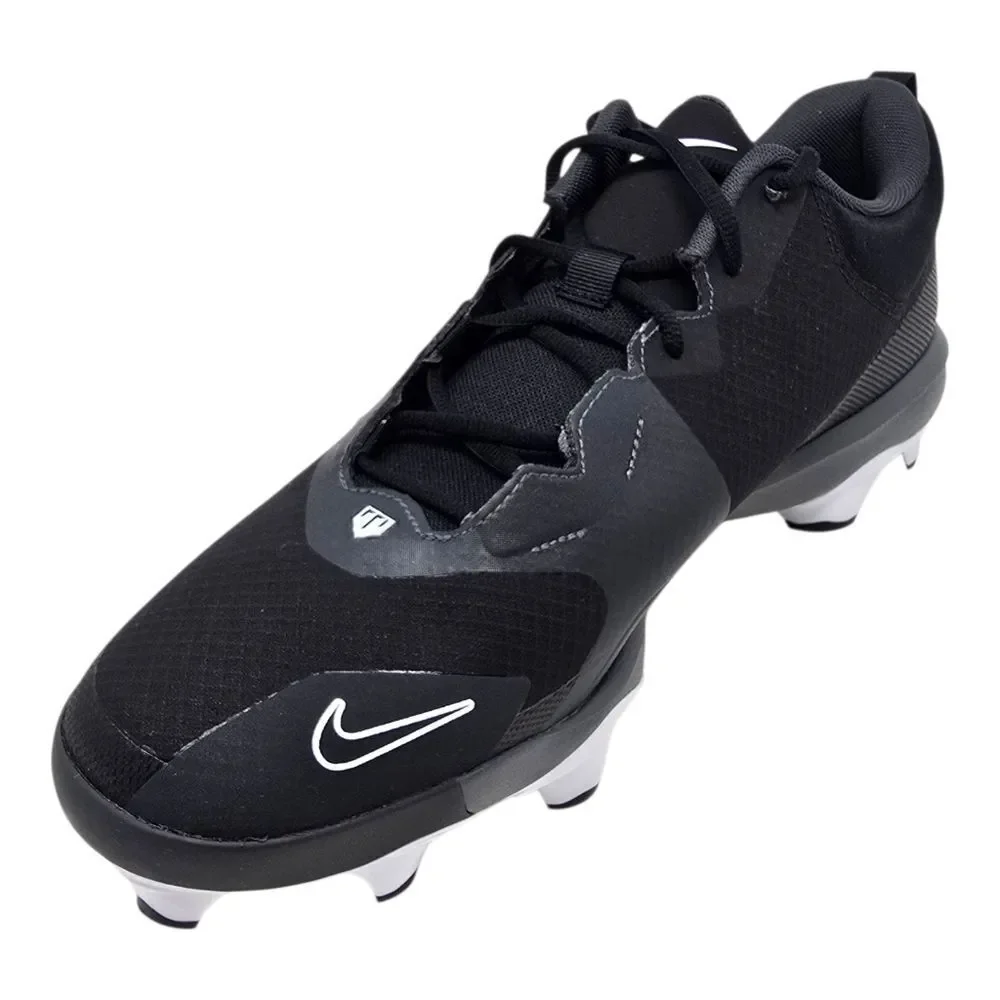 Nike Force Trout 9 Pro MCS Men's Size 15 Black Silver Plastic Cleats FZ0915-003